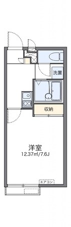 レオパレスコーポエバラの物件間取画像